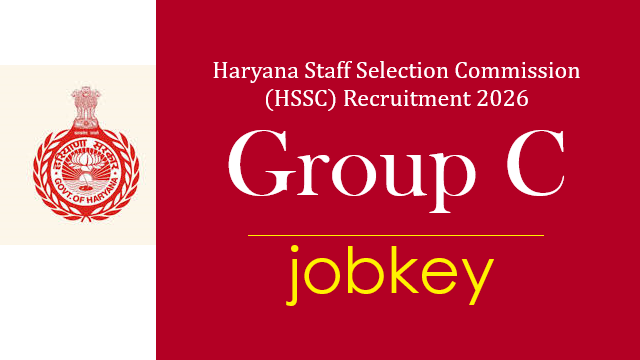 Haryana HSSC Group C Post Online Form 2026-jobkey